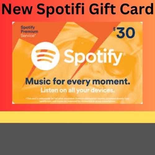New Spotifi gift card